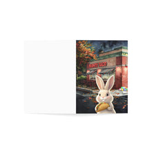 Easter Bunny at Mighty Taco Buffalo Easter Greeting Card