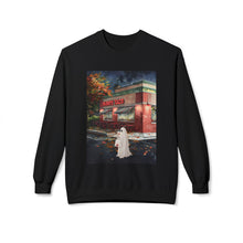 Mighty Taco Buffalo Ghost Crewneck Sweatshirt, Cozy Fall Fashion, Halloween Apparel, Spooky Gift, Unisex Casual Wear