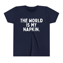 The World is My Napkin Youth Short Sleeve Tee