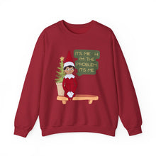 It's Me, Hi, I'm the Problem Elf on a Shelf Unisex Crewneck Sweatshirt
