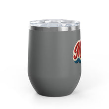 Buffalo Bills Mafia Stitched Patch Look Wine Tumbler 12oz Insulated Travel Cup