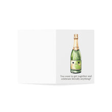 Celebrate Literally Anything Champagne Greeting Card