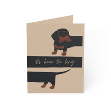 It's Been Too Long Weiner Dog I Miss You Greeting Card