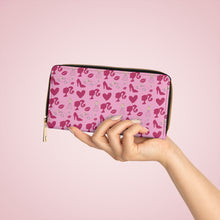 Barbie Girl Patterned Full Zipper Faux Leather Wallet