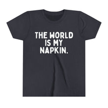 The World is My Napkin Youth Short Sleeve Tee