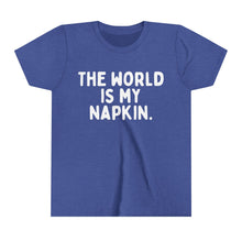 The World is My Napkin Youth Short Sleeve Tee
