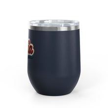 Buffalo Bills Mafia Stitched Patch Look Wine Tumbler 12oz Insulated Travel Cup