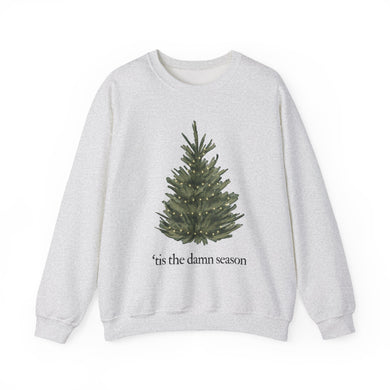 Tis the Damn Season Christmas Unisex Crewneck Sweatshirt