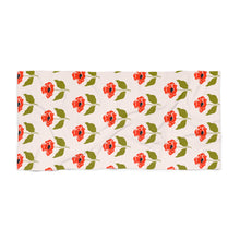 Pretty Poppy Floral Patterned Beach Towel