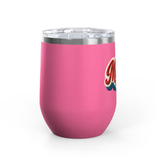 Buffalo Bills Mafia Stitched Patch Look Wine Tumbler 12oz Insulated Travel Cup