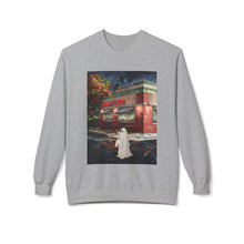 Mighty Taco Buffalo Ghost Crewneck Sweatshirt, Cozy Fall Fashion, Halloween Apparel, Spooky Gift, Unisex Casual Wear