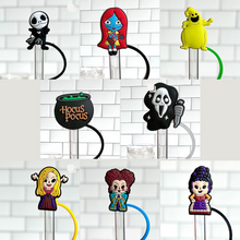 Halloween Silicone Straw Toppers