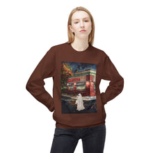 Mighty Taco Buffalo Ghost Crewneck Sweatshirt, Cozy Fall Fashion, Halloween Apparel, Spooky Gift, Unisex Casual Wear