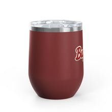 Buffalo Stitched Patch Look Wine Tumbler 12oz Insulated Travel Cup