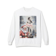 Santa Calling David Naughty Cozy Unisex Christmas Crewneck Sweatshirt