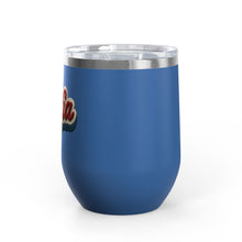 Buffalo Bills Mafia Stitched Patch Look Wine Tumbler 12oz Insulated Travel Cup