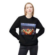 Santa at the Bills Game Cozy Unisex Christmas Crewneck Sweatshirt