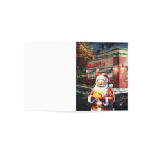 Santa On a Mighty Taco Run Buffalo NY Christmas Greeting Card