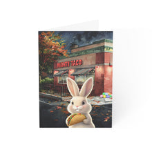 Easter Bunny at Mighty Taco Buffalo Easter Greeting Card