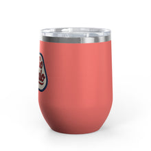 Buffalo Bills Stitched Patch Look Wine Tumbler 12oz Insulated Travel Cup for Wine Lovers, Buffalonians, Bills Fans and Bills Mafia