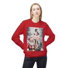 Santa Calling David Naughty Cozy Unisex Christmas Crewneck Sweatshirt