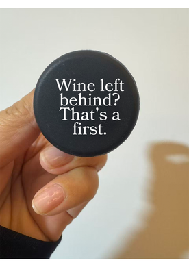 Wine Left Behind? Silicone Wine Stopper