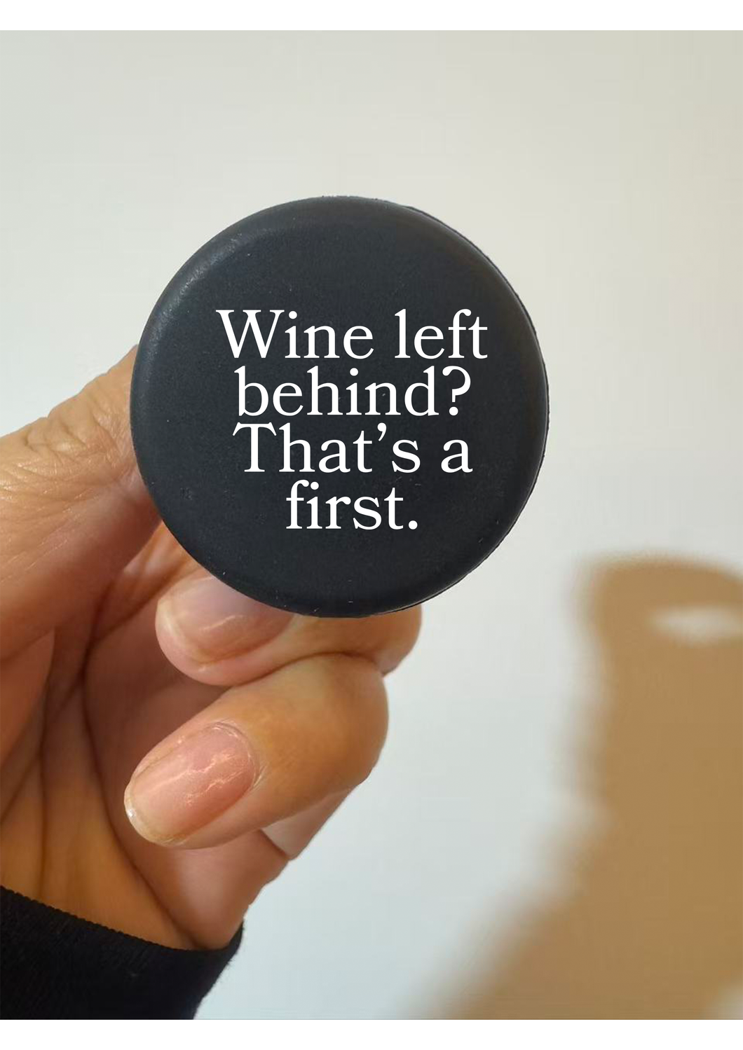 Wine Left Behind? Silicone Wine Stopper