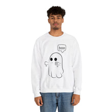 Boo Ghost Unisex Crewneck Sweatshirt