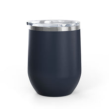Buffalo Bills Stitched Patch Look Wine Tumbler 12oz Insulated Travel Cup for Wine Lovers, Buffalonians, Bills Fans and Bills Mafia