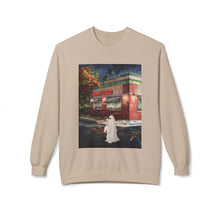 Mighty Taco Buffalo Ghost Crewneck Sweatshirt, Cozy Fall Fashion, Halloween Apparel, Spooky Gift, Unisex Casual Wear