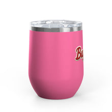 Buffalo Stitched Patch Look Wine Tumbler 12oz Insulated Travel Cup