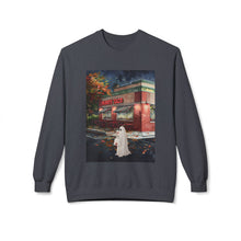 Mighty Taco Buffalo Ghost Crewneck Sweatshirt, Cozy Fall Fashion, Halloween Apparel, Spooky Gift, Unisex Casual Wear