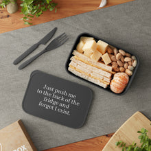 Go Ahead and Push Me to the Back of the Fridge Bento Box with Band and Utensils