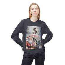 Santa Calling David Naughty Cozy Unisex Christmas Crewneck Sweatshirt