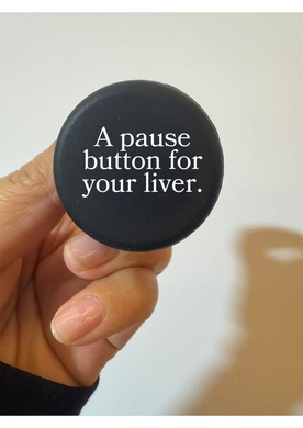 A Pause Button for Your Liver Silicone Wine Stopper