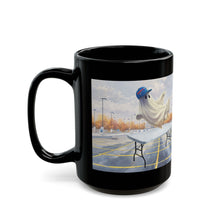 Funny Buffalo Ghost Mug- Table Smash- Funny Halloween Mug, Spooky Season Buffalo NY Mug- Buffalo Food Gifts for Buffalonians and Bills Fans