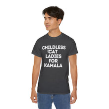 Childless Cat Ladies for Kamala Harris Unisex Ultra Soft Cotton Tee