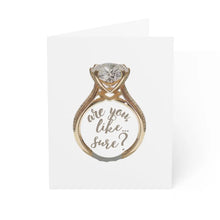 Are You Like...Sure? Engagement Card