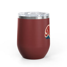 Buffalo Bills Mafia Stitched Patch Look Wine Tumbler 12oz Insulated Travel Cup