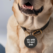 Will Work for Snoot Boops Pet Tag