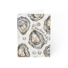 I Shucking Love You Punny Oyster Greeting Cards