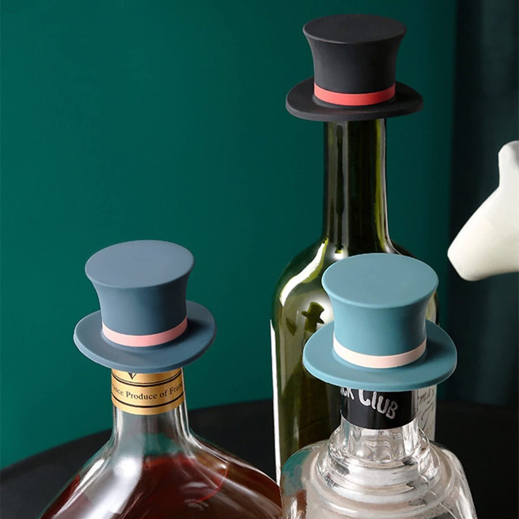 Silicone Top Hat Wine Stopper