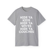 Hide Ya Couches JD Vance Unisex Ultra Soft Cotton Tee