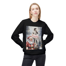 Santa Calling David Naughty Cozy Unisex Christmas Crewneck Sweatshirt