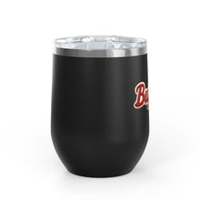 Buffalo Stitched Patch Look Wine Tumbler 12oz Insulated Travel Cup