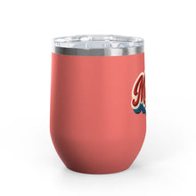 Buffalo Bills Mafia Stitched Patch Look Wine Tumbler 12oz Insulated Travel Cup