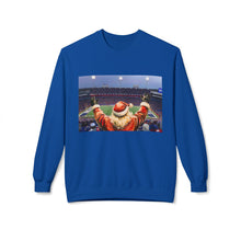 Santa at the Bills Game Cozy Unisex Christmas Crewneck Sweatshirt