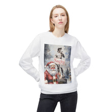 Santa Calling David Naughty Cozy Unisex Christmas Crewneck Sweatshirt