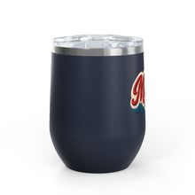 Buffalo Bills Mafia Stitched Patch Look Wine Tumbler 12oz Insulated Travel Cup