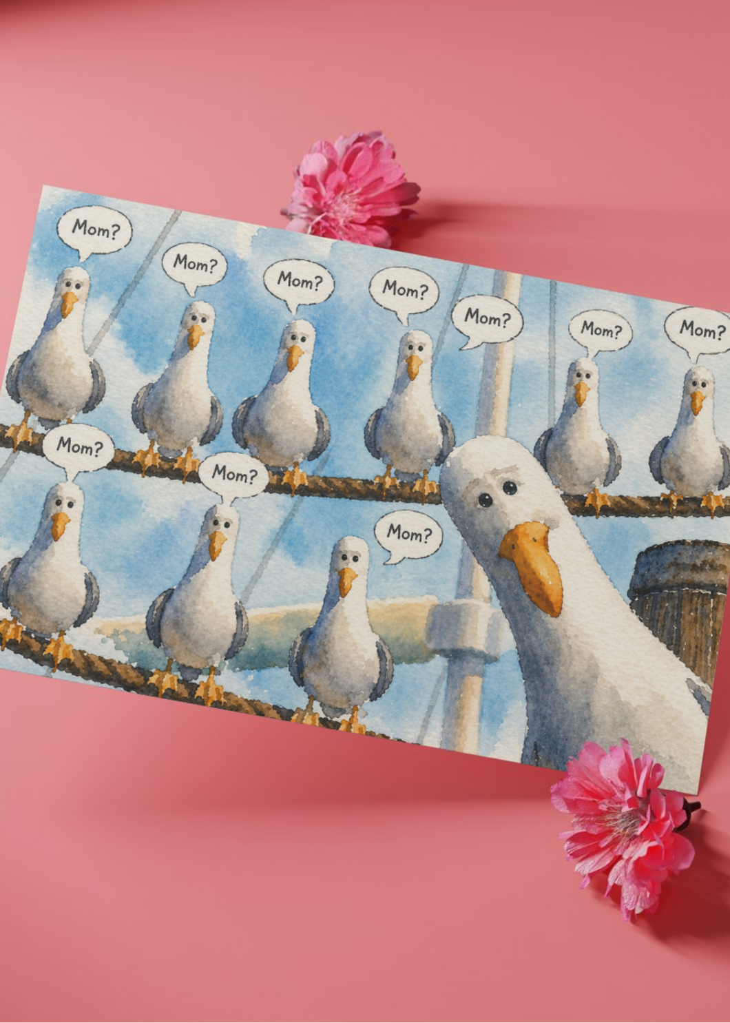 Mom? Mom? Mom? Mother's Day Greeting Card